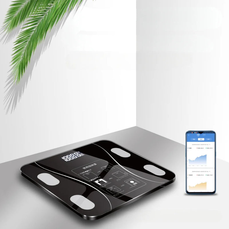 FitScale Pro – Balança Digital Bluetooth de Bioimpedância