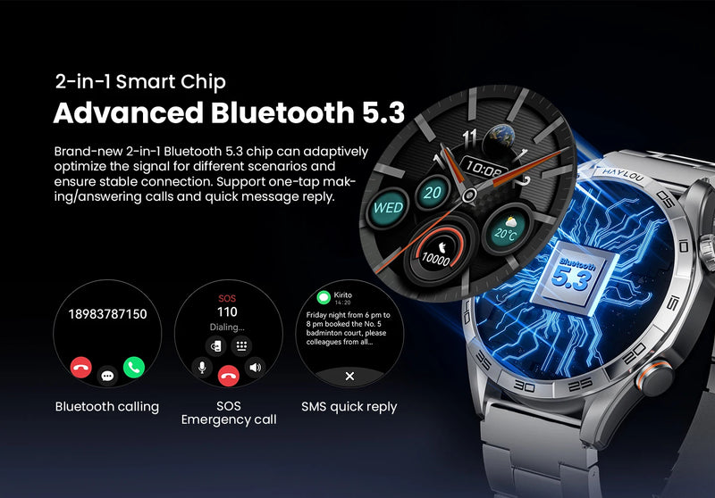 Smartwatch 1.58'' AMOLED Display 60Hz - HAYLOU