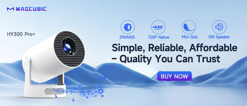 Projetor HY300 Pro 4K - Magcubic